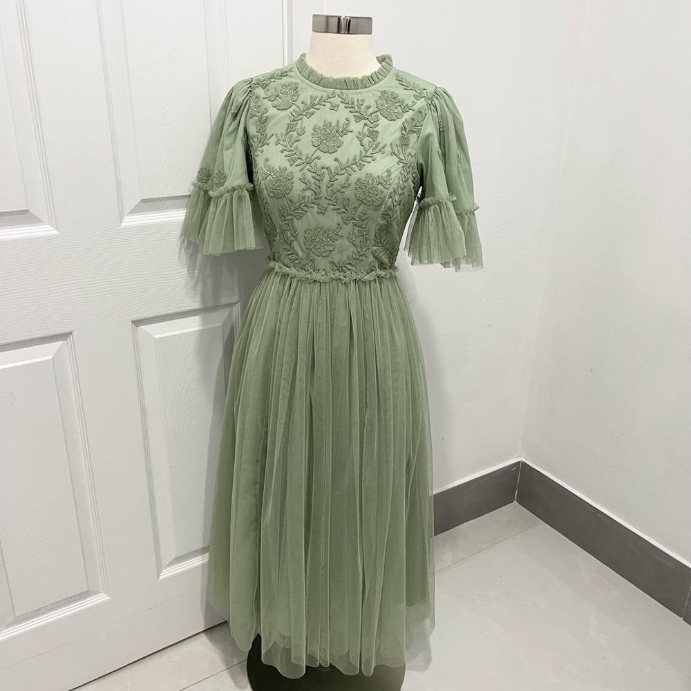 Jessakae tulle Embroidered Dress